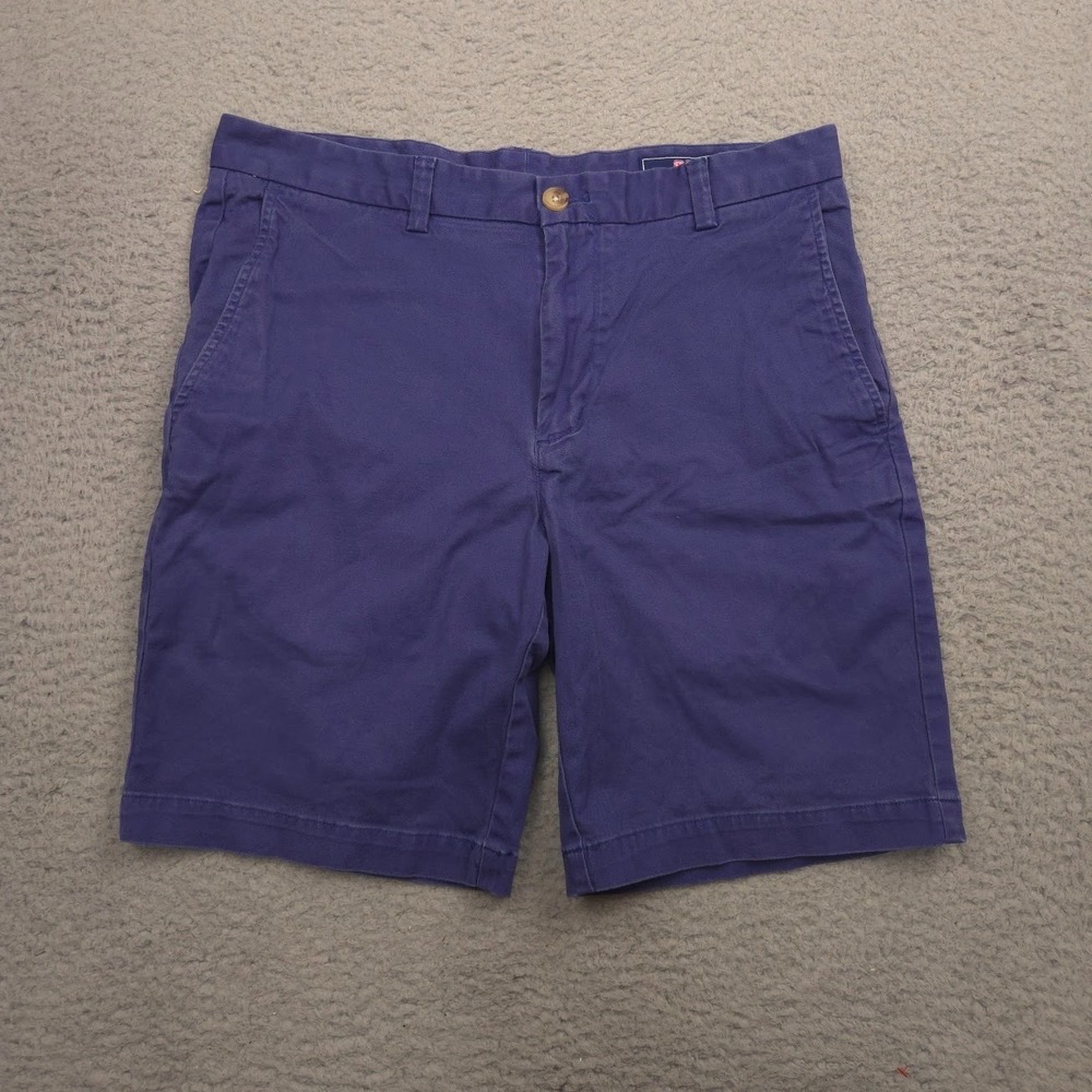 Vineyard‎ Vines Breaker Shorts Men 32 Blue Cotton Stretch Casual Chino
